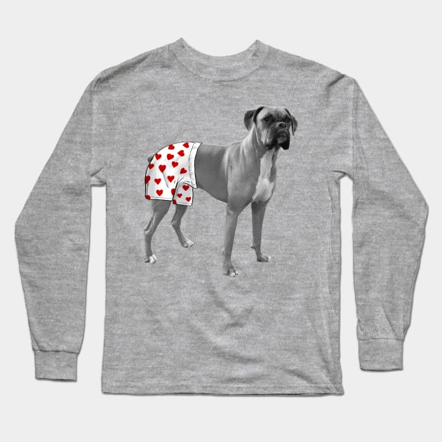 Boxer Long Sleeve T-Shirt by StevenRice